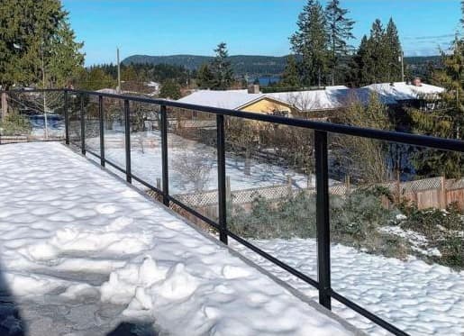 Side Mount Glass Railings